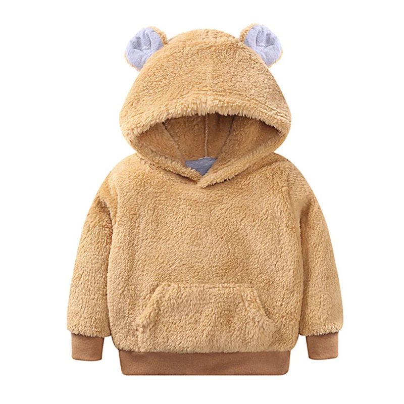 Fluffy hoodie kids Clearance