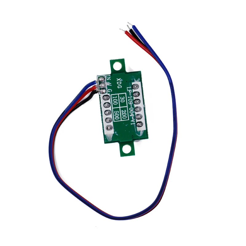 Красный светодиодный мини-дисплей 0,36 дюйма постоянного тока 0-100 в цифровой вольтметр 100 в Вольт Панель индикатор монитор Напряжение метр Скидка 40