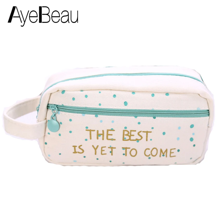 

Cute Beauty Vanity For Brush Toiletry Kit Travel Cosmetic Makeup Make Up Bag Pencil Pen Case Purse Organizer Women Pouch Neceser