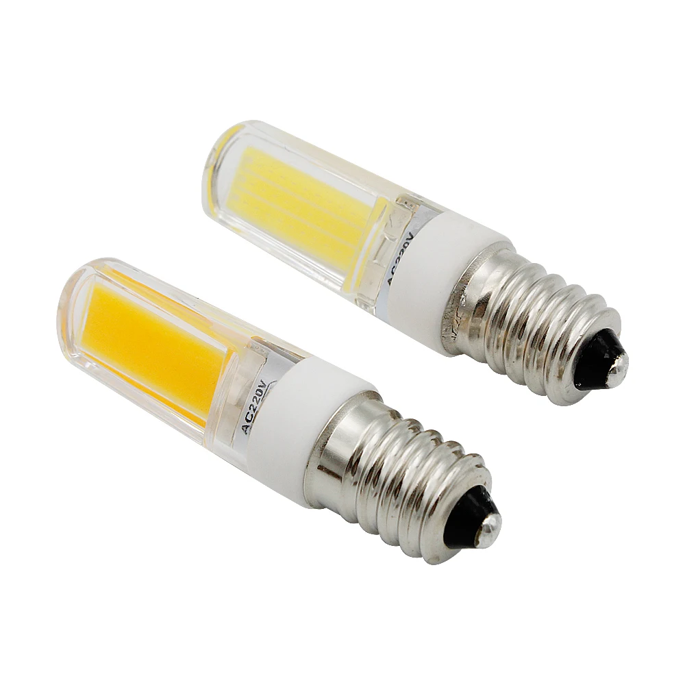 1pcs Long Lifespan E14 LED COB 2609 Bulb 3W Dimmable AC 220V Light