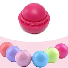 

Hot Fruit Lip Balm Natural Plant Sphere Lip Pomade Lipstick Organic Lip Ball Makeup Moisturizing Lip Care 6 Colors