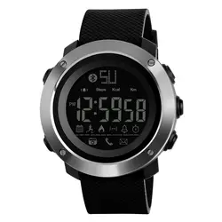 Модные Для мужчин Для женщин Смарт-часы SKMEI Роскошные Bluetooth Камера шагомер спортивные часы для Android IOS Системы цифровой наручные часы