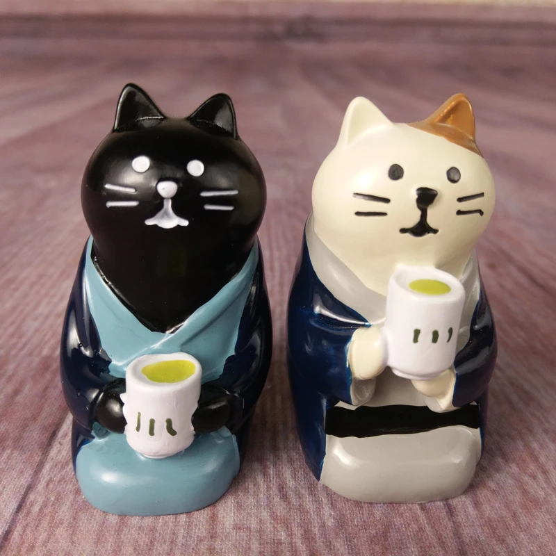 Buy Q glory Japanese zakka decole cat Resin ornaments