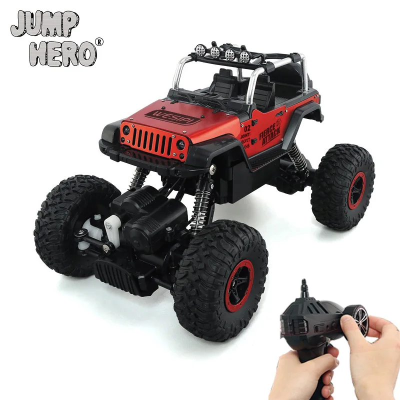

RC Car 2.4GHz 4WD 1:18 Metal Remote Control Car Child's Toys 20Km/h Double Motors High Speed Racing Climbing Car Kids Gift #D