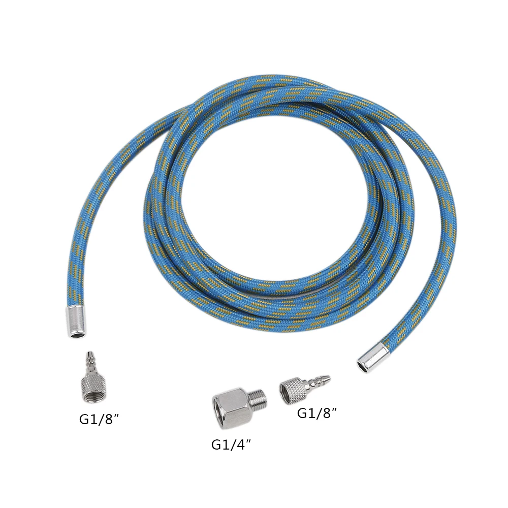 

180CM 1/4" - 1/8" Nylon Braided Airbrush Spray Pen Air Hose For Airbrush Compressor Tool Accessories Cake Needle Body Paint