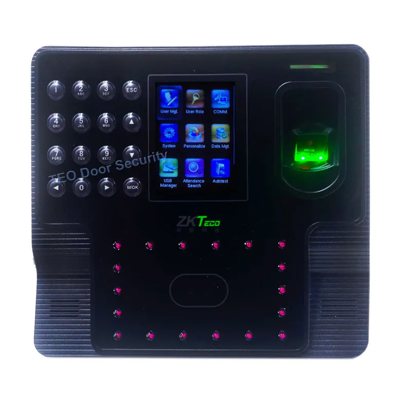 2017 новая версия ZMM220 распознавание лица сотрудник время часы iface102 двойная камера