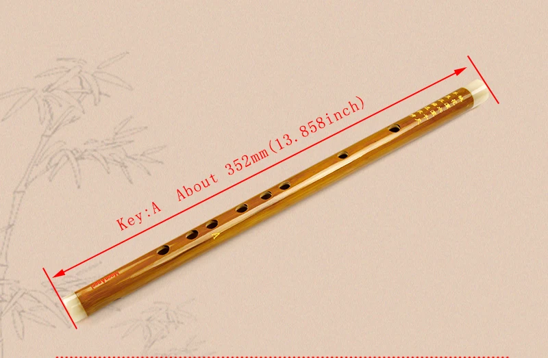 8 отверстий бамбуковая флейта коричневый музыкальный инкрустация маленький размер китайский ручной работы духовой инструмент легко узнать