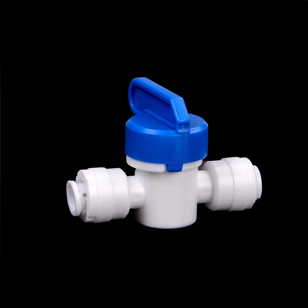 1/4&quot - PE Pipe Fittings Hose Quick Connection Ball Valve Water Reveser Osmosis Aquarium System High Quality | Обустройство дома
