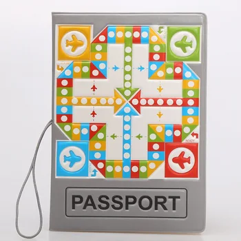 

Hot Overseas travel accessories passport cover, luggage accessories passport card-Flying chess