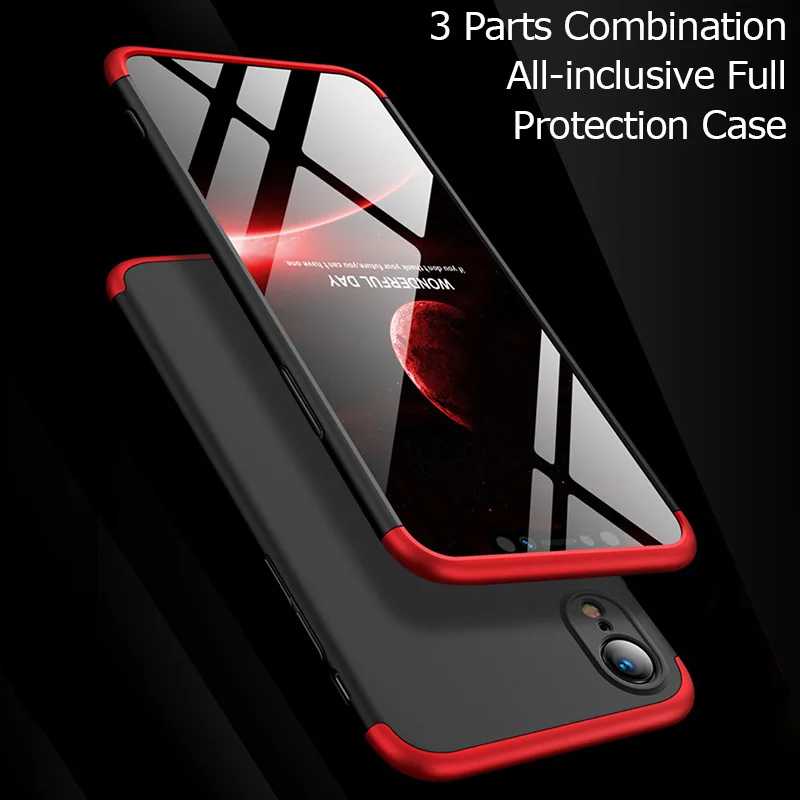 Чехол на 360 градусов для iphone 11 Pro Max 6 6S 7 8 Plus чехол телефона s Жесткий X XR XS 5 5S