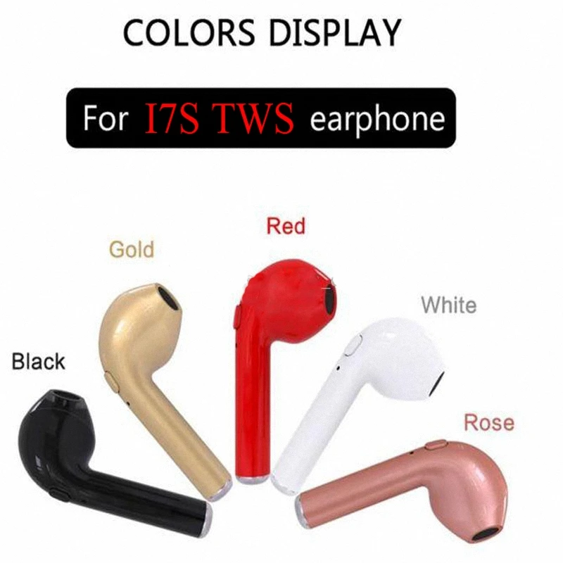 

i7 TWS Bluetooth Earphone 5.0 Charging Dock True Wireless Earbuds for Iphone 6s 7 8 x Samsung Xiaomi Huawei Pk I9 I10 I11 I12