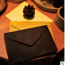 E 100 шт. Ретро конверты пустой крафт Бумага Винтаж записки конверты открытки конверты крафт конверт