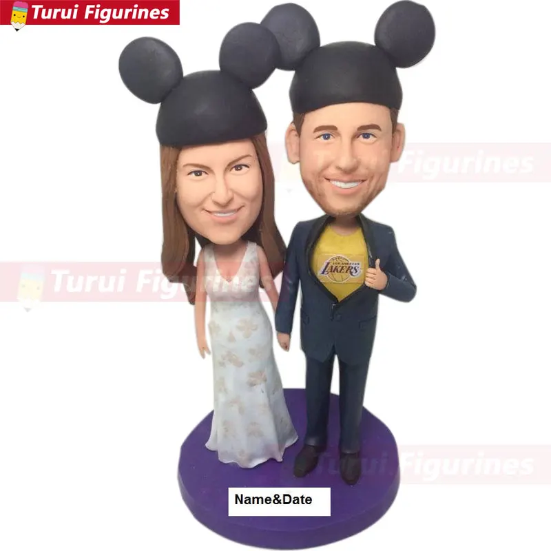 Bambolina Wedding Cake Topper Cake Topper Di Compleanno Sposa Sposo Personalizza Wedding Cake Topper Sposo Lakers Da Sposa