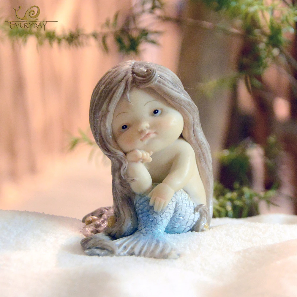 Mermaid Christmas Ornaments Mermaid Aquarium Figurine Mermaid