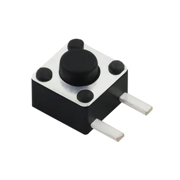 

50pcs TS-C018 4.5*4.5 side two-foot tact switch side plug electronic components small button