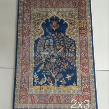 2'x3 230 линии ручной работы Шелковый Восточный персидских Ковры ручной ковер из шелка для украшения дома