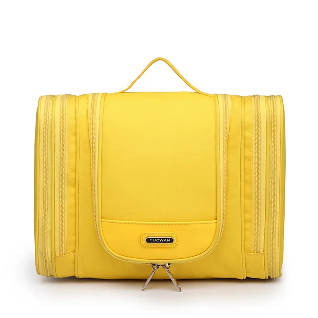 HMUNII брендовая мужская косметичка, профессиональная косметичка для визажиста, косметичка, косметичка, органайзер для путешествий, сумка для туалетных принадлежностей, B1-41 - Цвет: yellow
