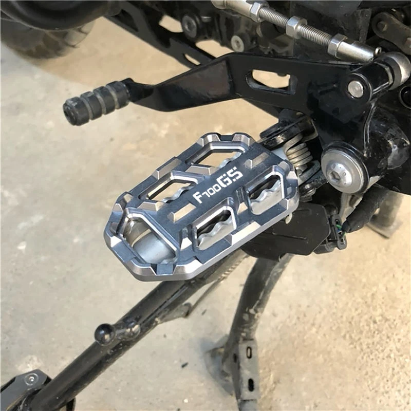 ЧПУ Заготовка широкие подножки педали отдых подножки для BMW F750GS F850GS G310GS R1200GS S1000XR R девять T скремблер R девять T Urban/GS