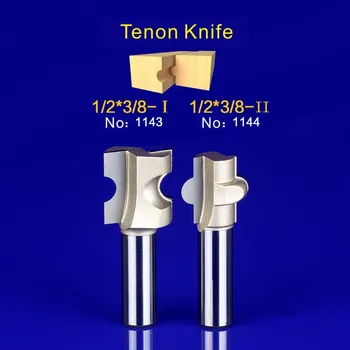

2Pcs Tongue & Groove Router Bit Set 1/2 Inch Shank tenon knife woodworking 1143-1144