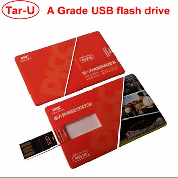 

10Pcs Plastic credit card USB Flash Drive high speed pen drive 4GB 8GB 16GB 32GB 2sides printing USB stick pendrive