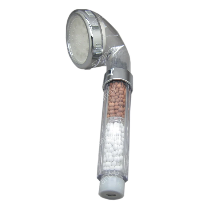 Массажная насадка для душа светодиодная синяя с питанием от воды|led shower head|shower