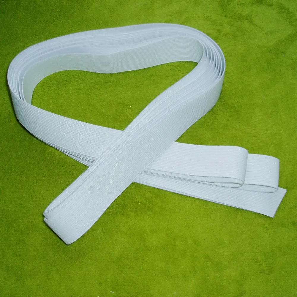 6 yards white elastic bands 30mm wide for sewing in Elastic Bands from