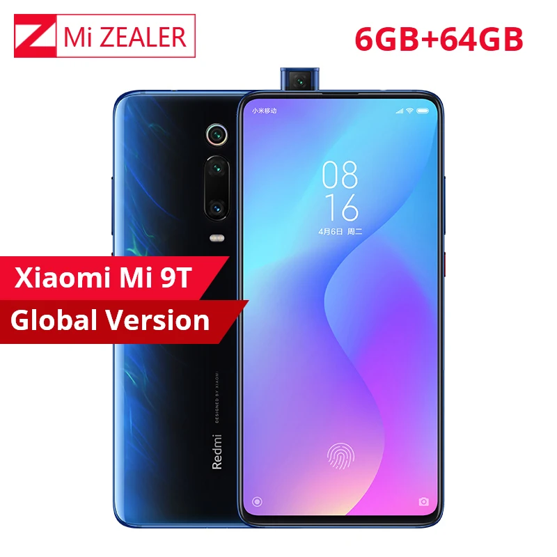Международная версия Xiao mi Red K20 (Xiaomi 9 T) 6 Гб 64 Snapdragon 730 Восьмиядерный 39 ''AMOLED