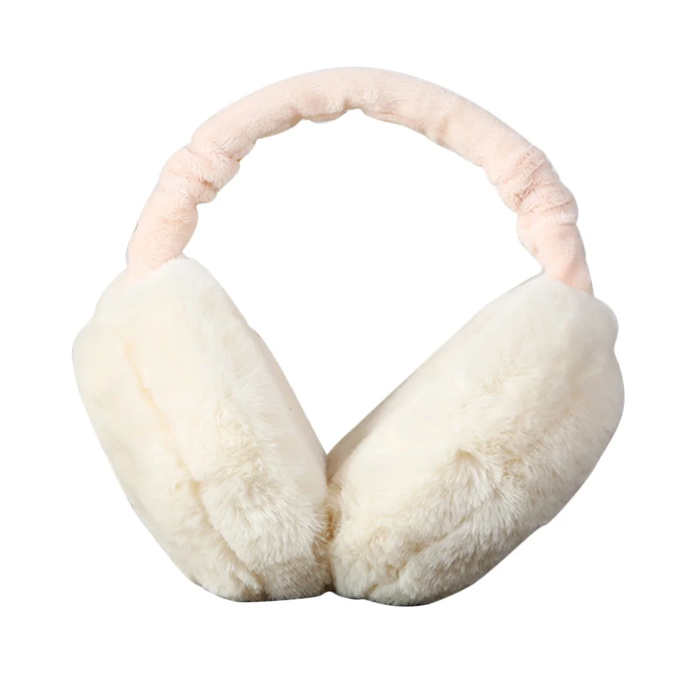 Для женщин зимний протектор из искусственного меха Регулируемый складное оголовье полный объемный наушники, закрывающие мочку уха ухо