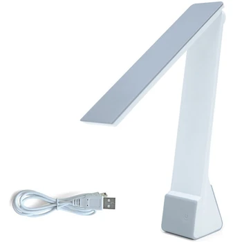 

Led Desk Lamp Battery Powered,Cordless Foldable Task Light ,Portable Modern Design Press Control With Usb/Rechargeable Battery