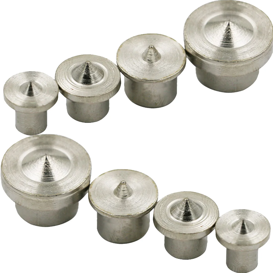  4pcs Woodworking Tools Dowel Centre Point Pin Set 6/8/10/12mm Dowel Tenon Center Set Transfer Plugs