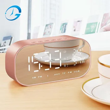 

Large LCD Display Snooze Kids Clock Light Sensor Nightlight Office Table Clock with calendar Digital Alarm Clock Student Clock