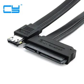 

50cm 100cm Dual Power 12V and 5V eSATAp Power ESATA USB 2.0 combo to 22Pin SATA cable for 2.5" 3.5" Hard Disk Drive