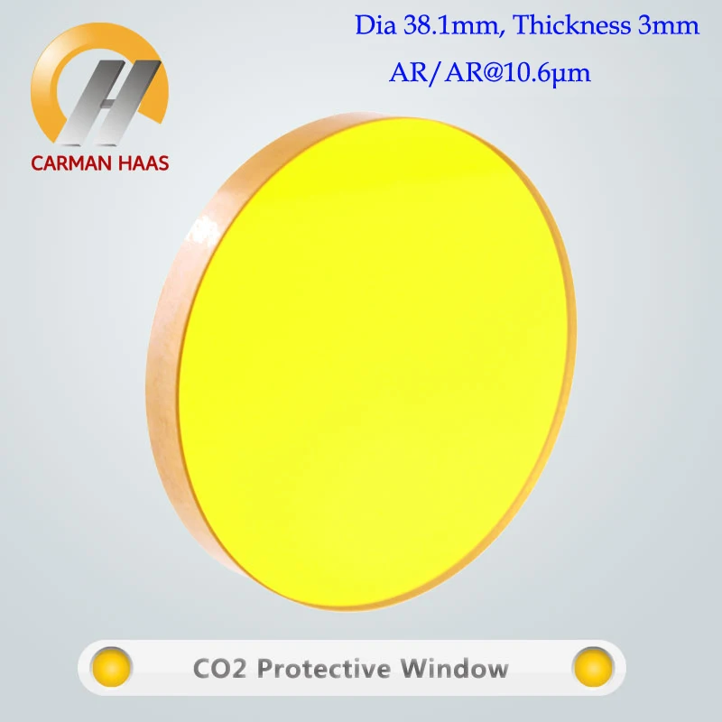 Высокое качество Carmanhaas CO2 ZnSe защита окна Лазерная Защитная линза стекло Диаметр 38,1 мм