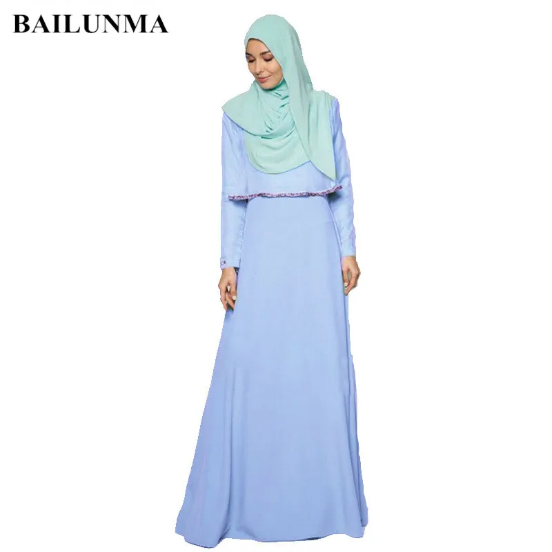 

Fashion Disguise two pieces islamic abaya ramadan dress moslim djellaba muslim women dress abaya dubai 2019
