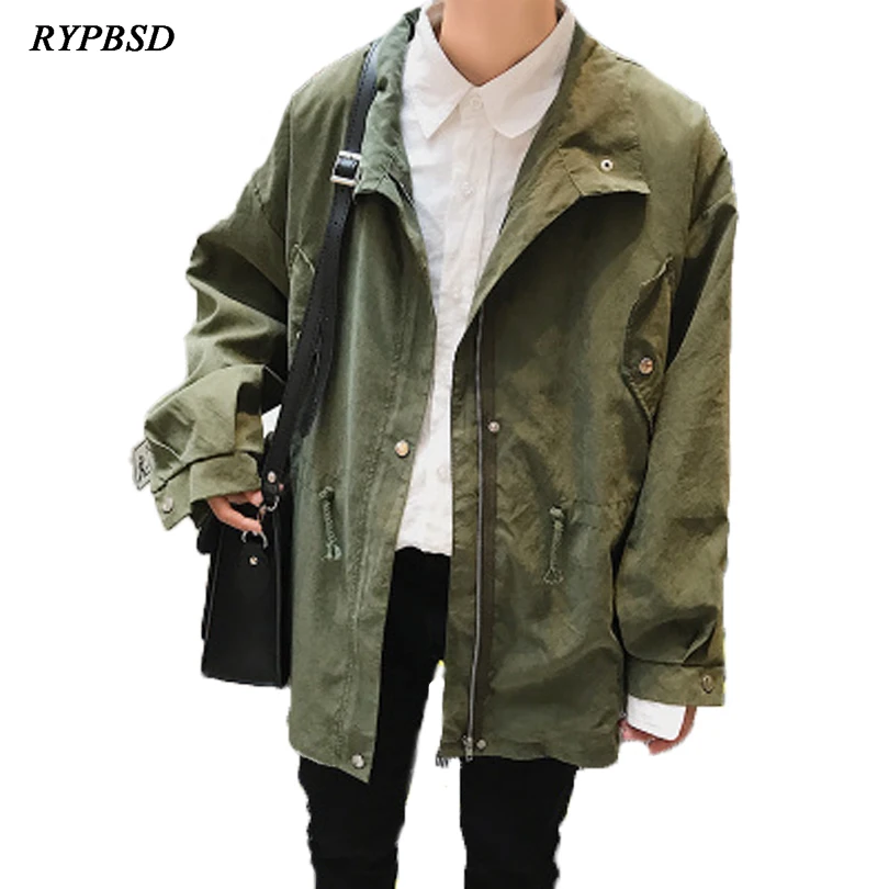 

2018 Spring New Fashion Spring Jacket Male Zipper Korean Men Jacket Long Sleeve Turn-down Collar Casual Male Zipper Coat