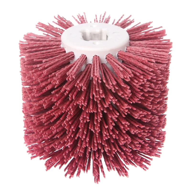 

New Deburring Red Ceramic Abrasive Wire Round Brushes Head Polishing Buffing Wheel