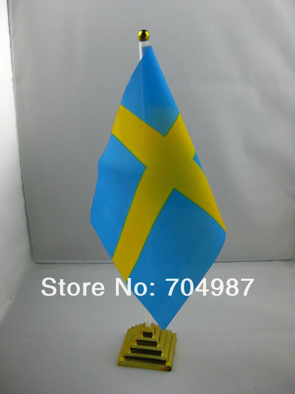 Sweden table desk flag banner free shipping | Дом и сад