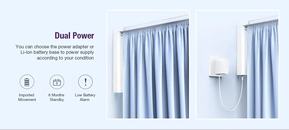 Newest Xiaomi AQara B1 Remote Control Wireless Smart Motorized Electric Curtain Motor WiFi App Voice Control For Smart Home (7)
