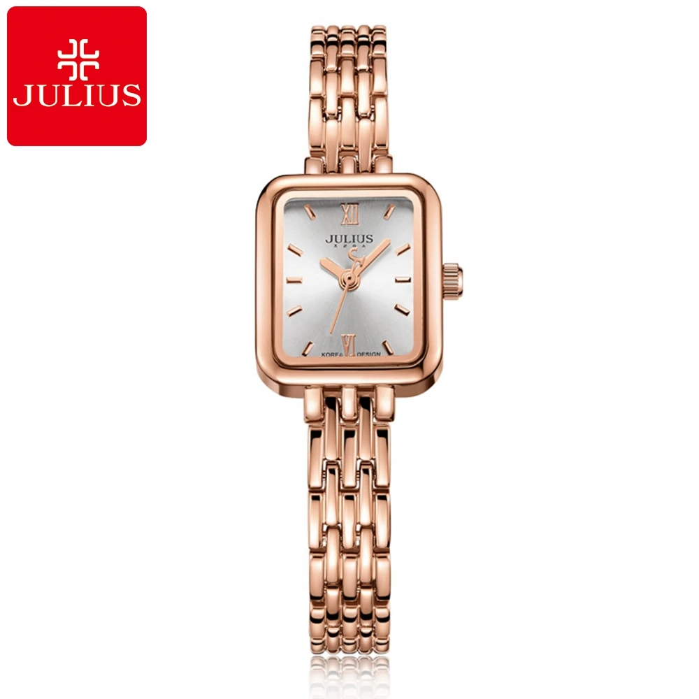 

Women Stainless Steel Style Quartz Beautiful Bracelet Wristwatch Girl Fashion Casual Cheap Watch Student Good Gift Julius Clock