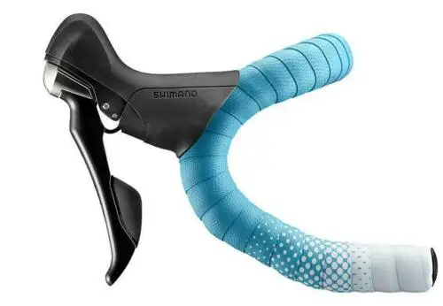 Ciclovation дорожный велосипед обмотка руля ж/кожа Touch Fusion серии гоночная лента для велосипеда Fades цвет Аврора обувная звезда шамелемон - Цвет: Blue To White