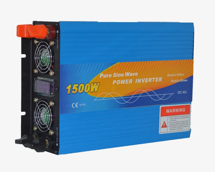 

12V/24V/48V 1500W Single Phase Pure Sine Wave Power Inverter Off Grid Solar Inverter DS-1500P