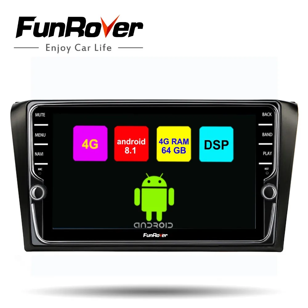 

Funrover 8 cores Android 8.1 2 din car multimedia dvd player For Mazda 3 2004-2009 gps radio audio stereo navi Split screen DSP