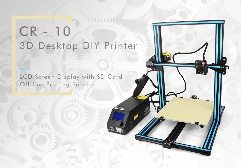 Creality3D CR - 10 3D Desktop DIY Printer 300 X 400mm With SD Card Off-Line Printing Function 150mm/S Print Speed | Компьютеры и офис