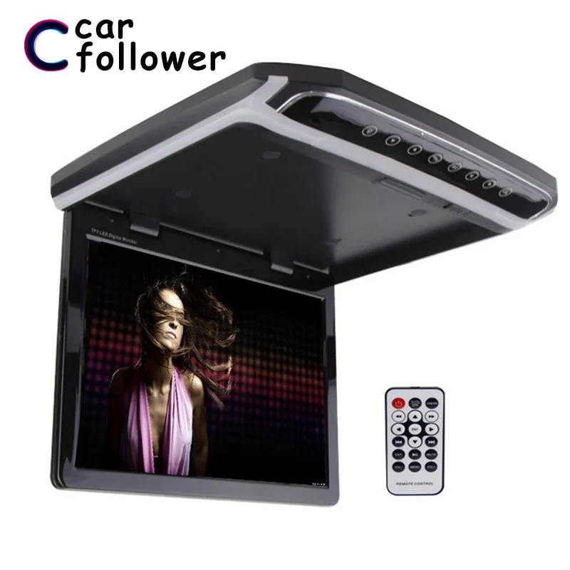 

10.2 Inch Ceiling Flip Down TFT LCD MP5 Player Monitors Support 1080P FM HDMI Port SD Touch Button Screen In The Car