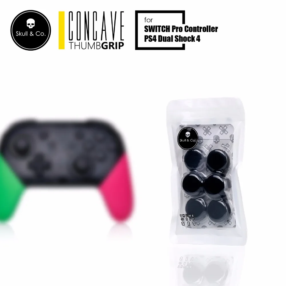 Skull& Co. Skin CQC FPS Thumb Grip набор джойстика колпачок Thumbstick чехол для PS4 kingd nintendo Switch Pro контроллер