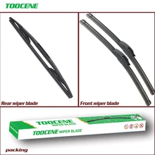 Front And Rear Wiper Blades For Skoda Fabia 2003-2007 High Quality Rubber Windscreen Car Accessories