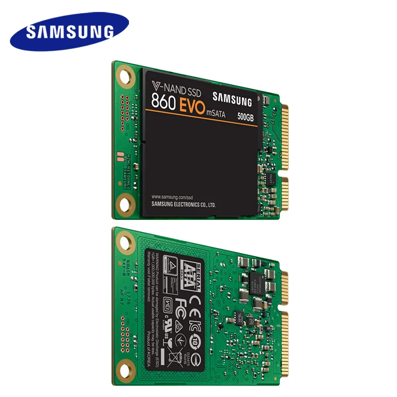 Samsung mSATA 860 EVO внутренний SSD 250 ГБ 500 ГБ 1 ТБ твердотельный накопитель HD Жесткий высокоскоростной для ноутбуков ПК компьютер настольный