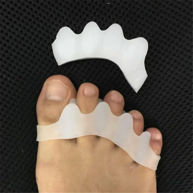 

1Pair Silicone Gel Hallux Valgus Correction Toe Separators Foot Care Gel Bunion Protector Toe Separators Orthopedic Straightener