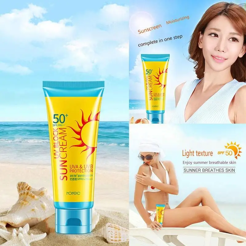 80 мл солнцезащитный крем для лица Spf50+ изолирующий крем-защита для лица отбеливающий УФ солнцезащитный крем для сужения пор солнцезащитный консилер для тела