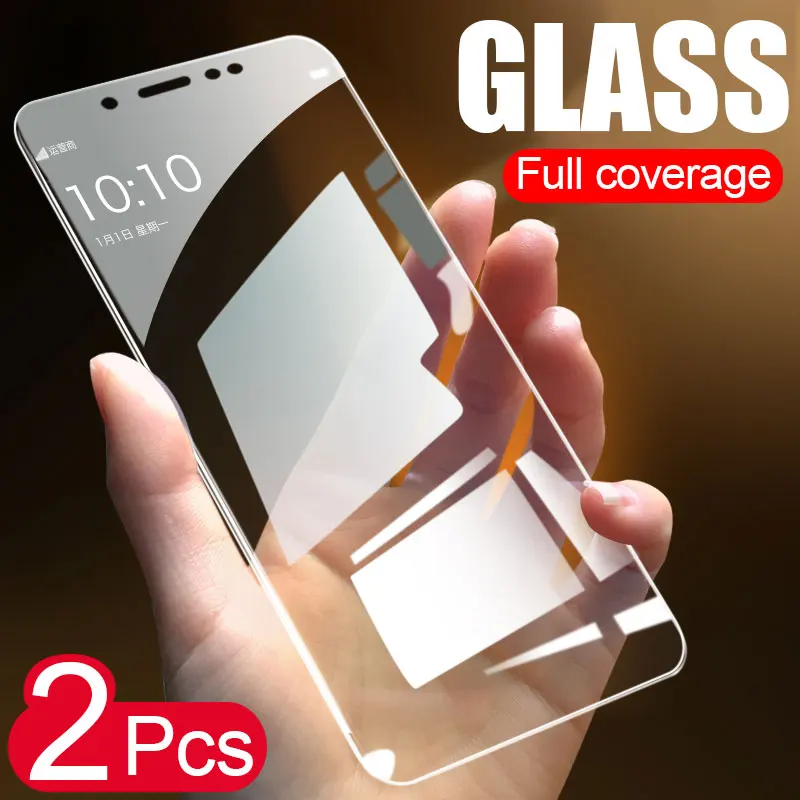 

2PCS Full Cover Screen Protector Tempered Glass For Xiaomi Redmi Note 7 6 5 Protective Glass For Redmi 6 Pro 5A 6A 5 Plus Film